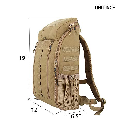 Excellent Elite Spanker Medical Backpack Tactical Knapsack Outdoor Rucksack Camping Survival First Aid Backpack(Coyote Brown) #TOP1