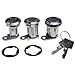 ZTUOAUMA Set of 3 Door Lock Cylinder 8122874K3 Compatible with Jeep CJ Wrangler YJ Cherokee XJ 84-90