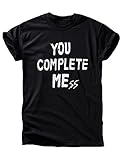Ep Apparel Us NEW YOU Complete Me Mess 5sos Luke Hemmings Unisex T Shirt (EXTRA LARGE 18 - 20, Black)