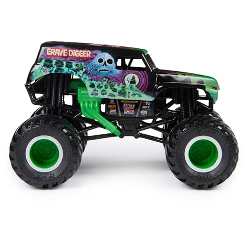 Monster Jam 1:24 Diecast Vehicle Grave Digger #2 - Multicolor