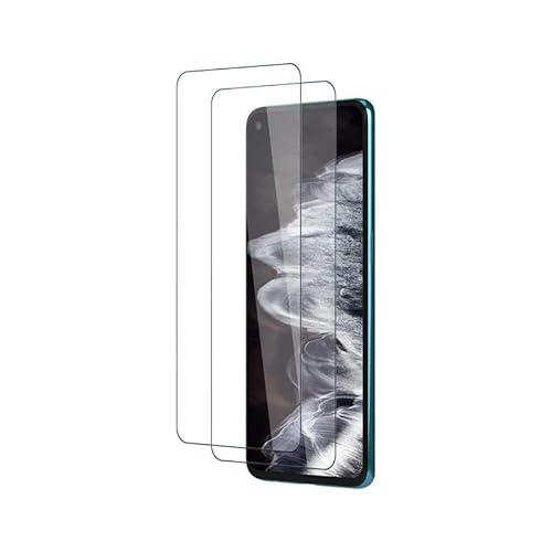 Wondoner [2 Stück] für Folie OnePlus Nord 2 5G Panzerglas, Verschleißfest Bildschirmfolie für OnePlus Nord 2 Panzerfolie, Sensible Berührung Keine Blasen Bildschirmschutz OnePlus Nord 2 5G Schutzfolie