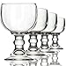 Schooner Beer Glasses Set - 21-ounce Large Margarita Glass, Big Goblet Style Beer Glass for Coronarita, Fish Bowl Glasses for Drinks - Set of 4