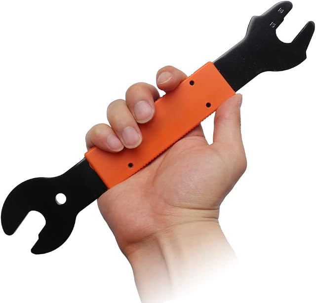 nuoshen Bike Pedal Wrench, Double Sided Bicycle Spanner Repair Removal Tool for Biking Cycling Mountain Bike