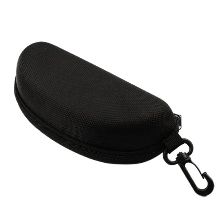 Image of AT TECH Zipper Hook Cases & cover For Eyewear,Sunglasses,Spectacles & Goggles. (Black)