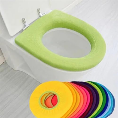 Funda para asiento de inodoro en tela lavable y cojín acolchado confort 4