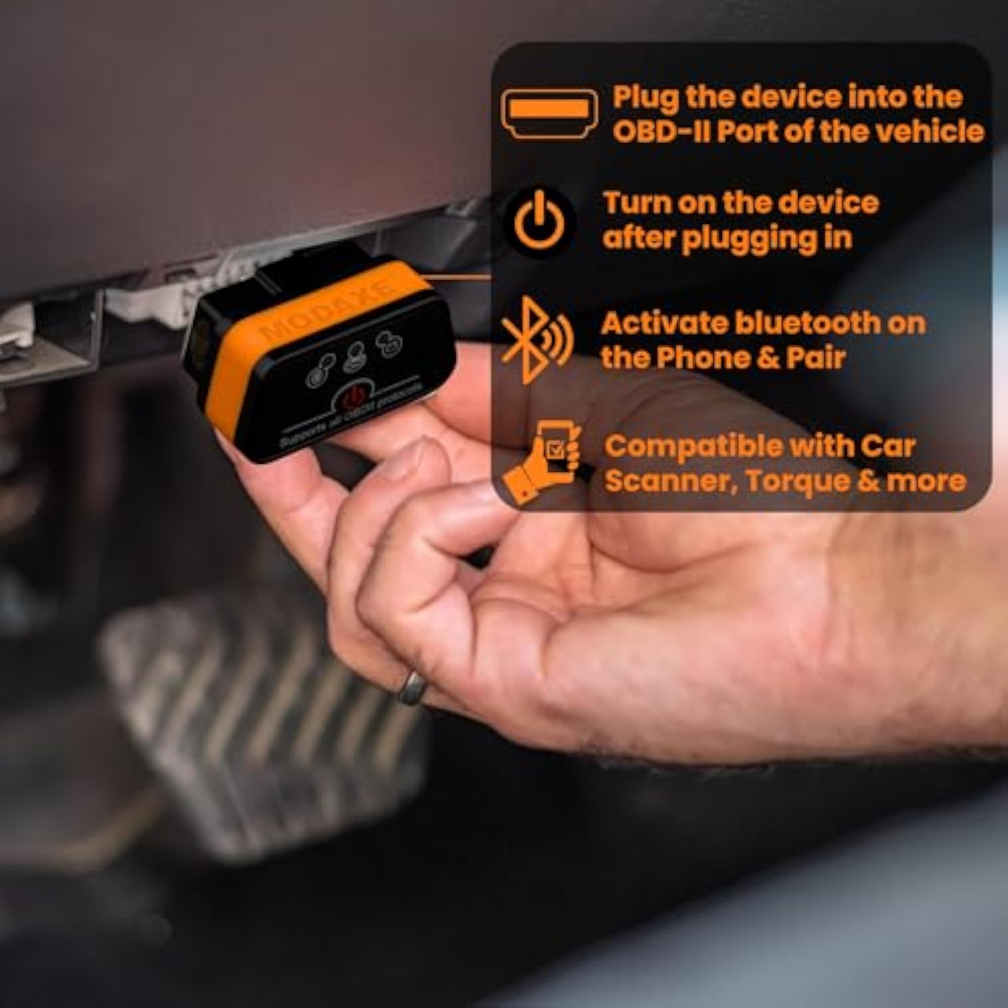 Advanced Chipset Supercar Sound OBD II Scanner V2.2