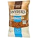 Snyder's of Hanover, Unsalted Mini Pretzels, 12 Oz Bag