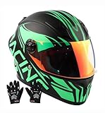 Casco Integrale Da Motocross Per Bambini, Omologato ECE, Per Bambini, Per Moto Da Cross, ATV, Go-Kart, Scooter, Moto, Caschi Per Bambini, Motocicletta, Dai 3 Ai 12 Anni 14,XL/(53~54cm)