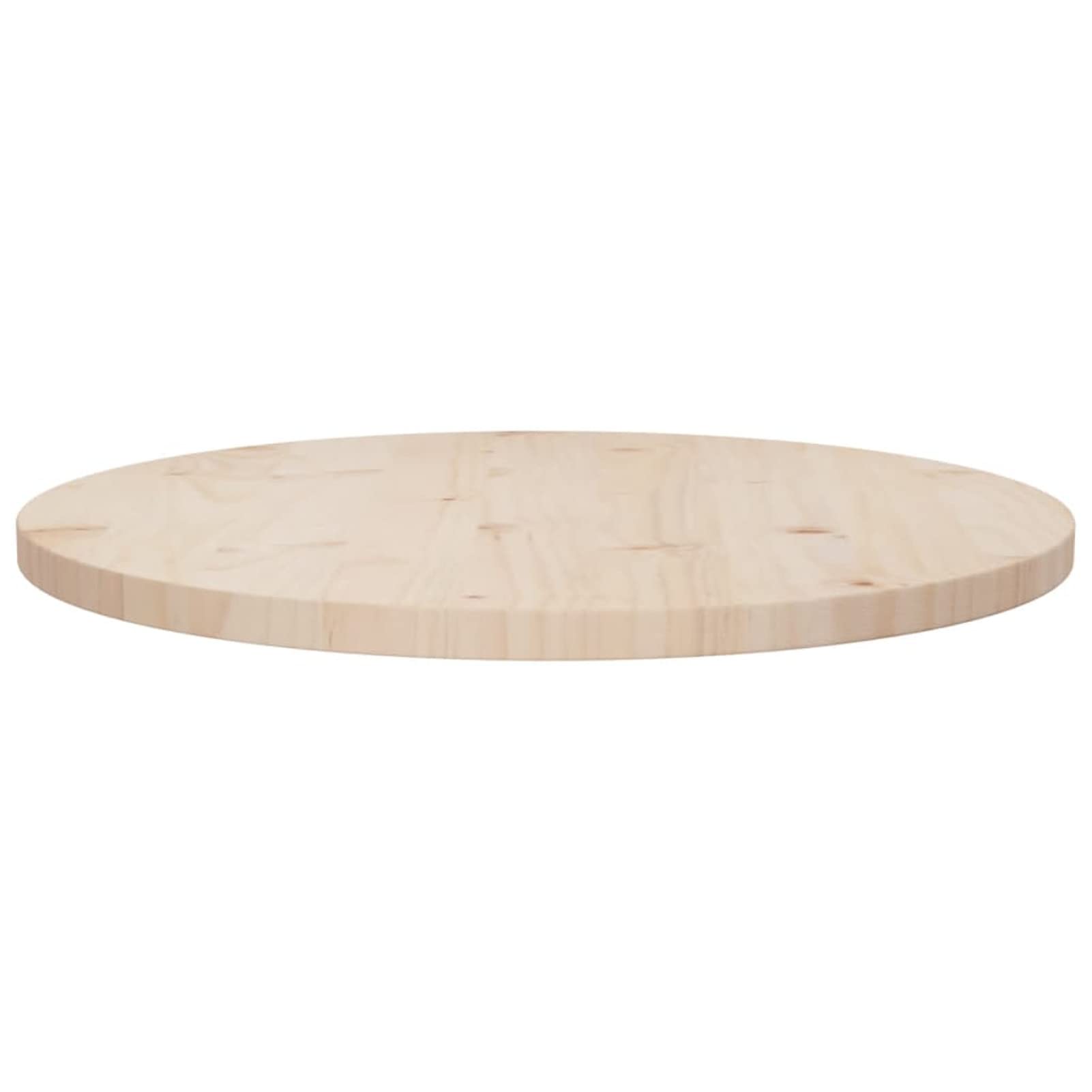 BaraSh Superficie de Mesa Madera Maciza de Pino Ø60x2,5 cm Tablero Madera para Mesa Tablero Madera Maciza Mesa Tablero Redondo Madera