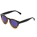 Vintage Inspired Mirror Lens Round Horned Rim Frame Retro Sunglasses
