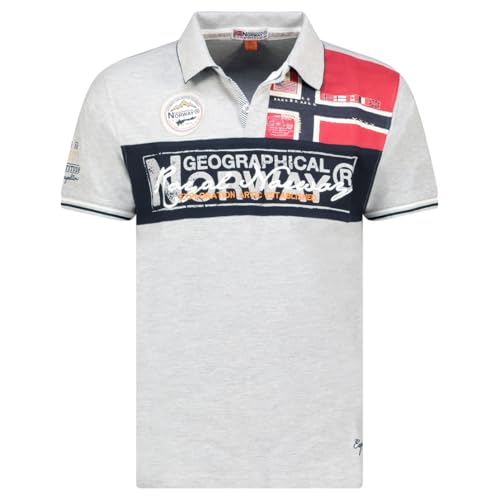 Geographical Norway Herren T-Shirt Modell-01 Blended Grey L
