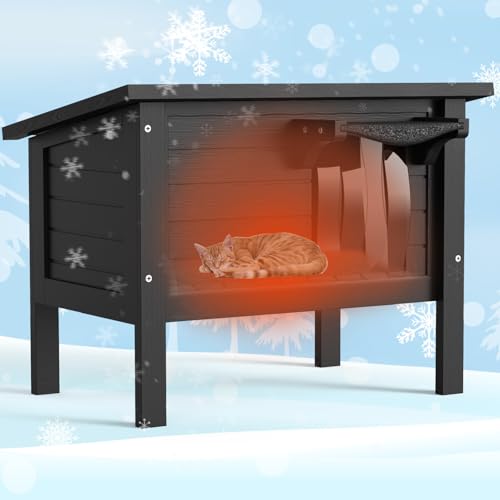 Weatherproof Outdoor Cat House Wood