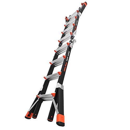 Little Giant Ladders, Dark Horse, M17, 9-15 foot, Multi-Position Ladder, Fiberglass, Type 1A, 300 lbs weight rating, (15147-001)