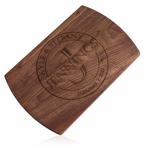 Blue Ridge Mountain Gifts Personalized Cutting Board - Laser Engraved Wooden Chopping Boards, Custom Charcuterie Board, Personalized Gift For Newlywed Couples, Housewarming, Anniversary & Father's Day #TOP1