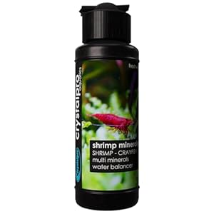 Shrimp Minerals 4.22 Oz – Essential Minerals For Shrimp Tanks and Invertebrates – Aquarium Salt Freshwater for Live Shrimp- Shrimp Tank Accessories – Shrimp Aquarium Supplies -Neocaridina and Caridina