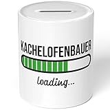 JUNIWORDS Spardose Sparbüchse, Kachelofenbauer Loading (6201866)