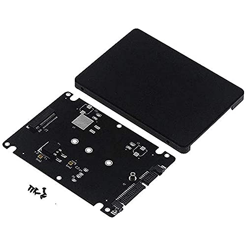 Oikabio M.2 NGFF 2,5 SSD/MSATA Boîtier de carte adaptateur B Clé pour PC M2 + M Desktop Socket NGFF