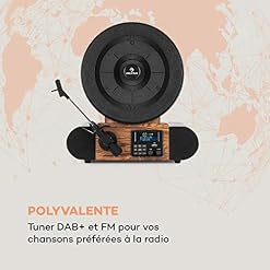 AUNA Verticalo Se – Platine Vinyle, Tourne Disque, 33/45/78 t/Min, Haut-parleurs stéréo, Port USB Compatible MP3… - Les Beatles, Paul McCartney, John Lennon, RIngo Starr, George Harrison AUNA Verticalo Se - Platine Vinyle, Tourne Disque, 33/45/78 t/Min, Haut-parleurs stéréo, Port USB Compatible MP3… – Image 3