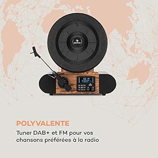 AUNA Verticalo Se – Platine Vinyle, Tourne Disque, 33/45/78 t/Min, Haut-parleurs stéréo, Port USB Compatible MP3… - Les Beatles, Paul McCartney, John Lennon, RIngo Starr, George Harrison AUNA Verticalo Se - Platine Vinyle, Tourne Disque, 33/45/78 t/Min, Haut-parleurs stéréo, Port USB Compatible MP3… – Image 3