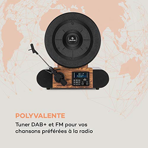 AUNA Verticalo Se – Platine Vinyle, Tourne Disque, 33/45/78 t/Min, Haut-parleurs stéréo, Port USB Compatible MP3… - Les Beatles, Paul McCartney, John Lennon, RIngo Starr, George Harrison AUNA Verticalo Se - Platine Vinyle, Tourne Disque, 33/45/78 t/Min, Haut-parleurs stéréo, Port USB Compatible MP3… – Image 4