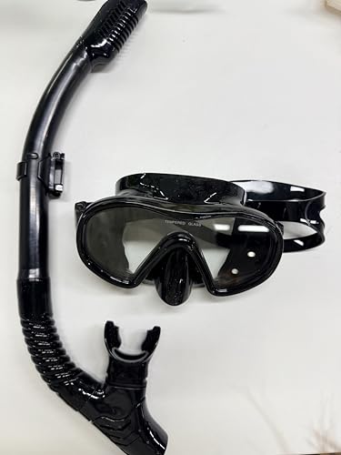 RIOROO シュノーケル 2点セット ダイビングマスク シュノーケル セット シュノーケル 大人 180° 広視野 強化ガラス 曇り止め UV カット 耐衝撃 シリコン製 浸水防止 男女兼用