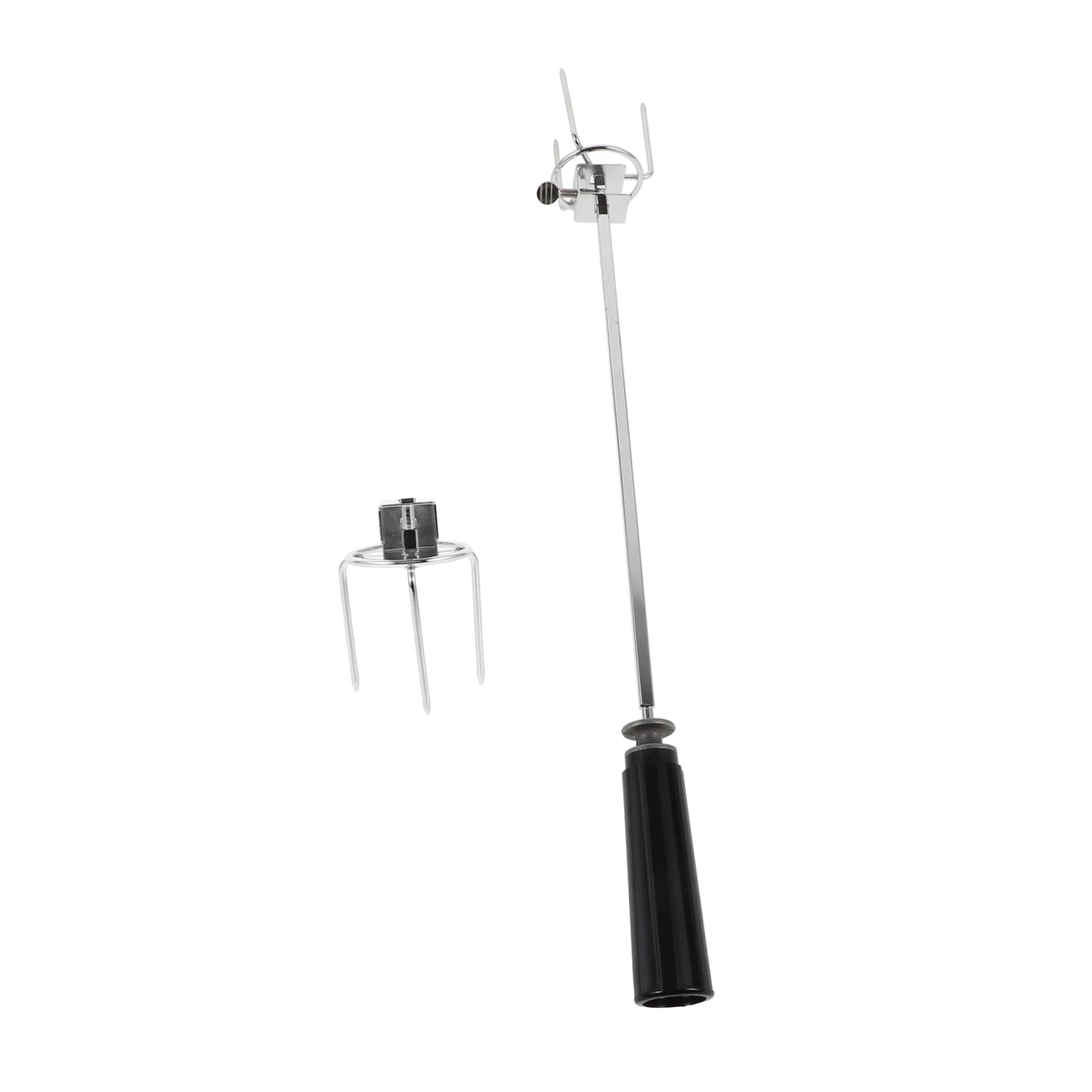 Toyvian 3 Set forchetta da barbecue Accessori per griglia forchettone Forks BBQ Skewers spiedo forchette per barbecue da cucina carne Forchetta di pollo arrosto Acciaio inossidabile Silver