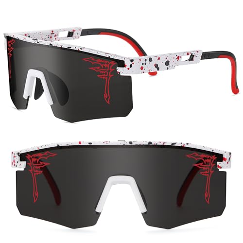 Image of ACEXPNM Two Sizes Baseball Sunglasses For Adults and Youth Boys Girls Kids UV400 Men Women Outdoor Sports Sun Glasses