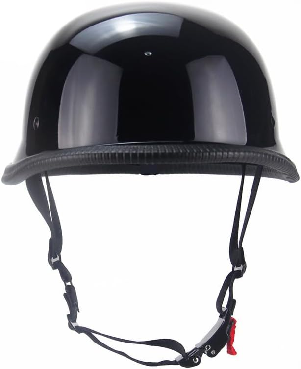 Miniatura 3 de Casco Medio Vintage de Motocicleta de Estilo Alemán, Casco Retro para Cruiser, Scooter, Cascos para Adultos Hombres Mujeres Aprobados por DOT