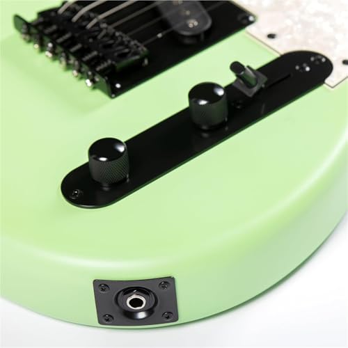 Guitare électrique droitier 6 cordes avec pont fixe et manche érable - 7