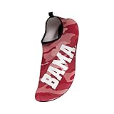 FOCO NCAA Alabama Crimson Tide Mens Camo Yoga Gym Aqua Shoes Water SockCamo Yoga Gym Aqua Shoes Water Sock, Team Color, Large 11/12 (FFMNNCCMOWS)