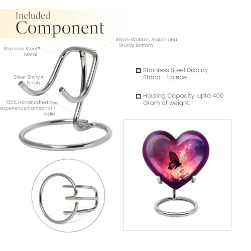 Image of Butterfly Urn Decorative Small Urn for Human Ashes Adult Male 3 Inch 2 Qty | Keepsake Funeral Urns for Mom & Dad Cremation Urns for Women