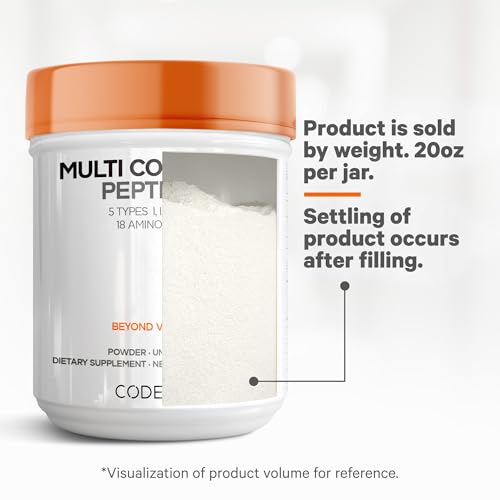 Codeage Multi Collagen Peptides Powder 20oz Unflavored — view 8