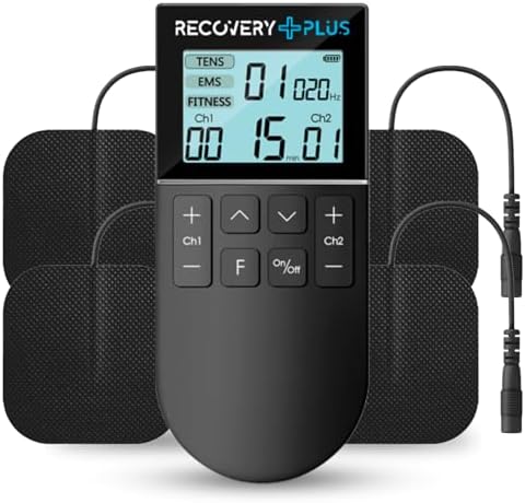 RECOVERY PLUS 50 Modes EMS/TENS/FITNESS Digital Muscle Stimulator...