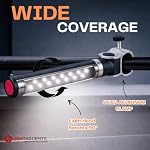 LIGHTACCENTS BBQ Grill Light - Aluminum, Adjustable, Battery Operated, Clamp On - Compatible with Most Grills - Essential BBQ Accessory