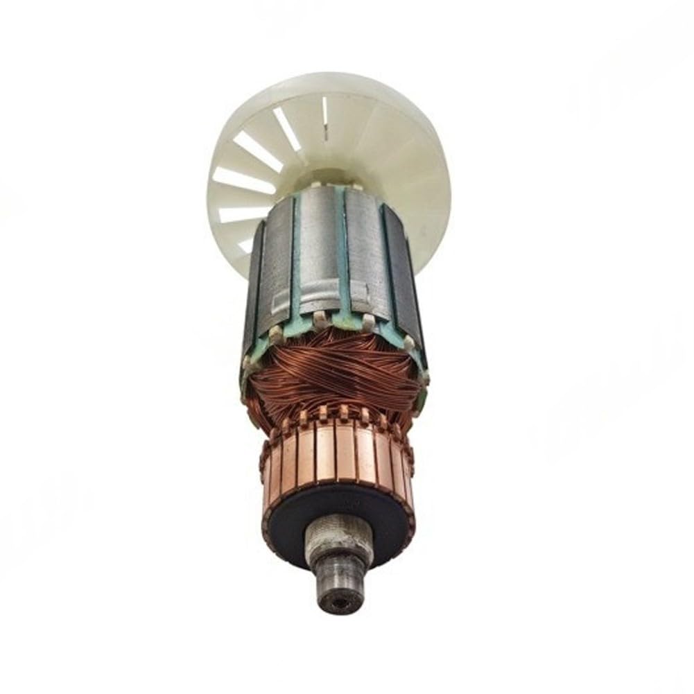 Armature pour rotor pour scie circulaire Metabo KGS 216M, 310011470 Pièce de rechange avec couvercle de ventilateur, composant de moteur d'enroulement en cuivre 220-240 V