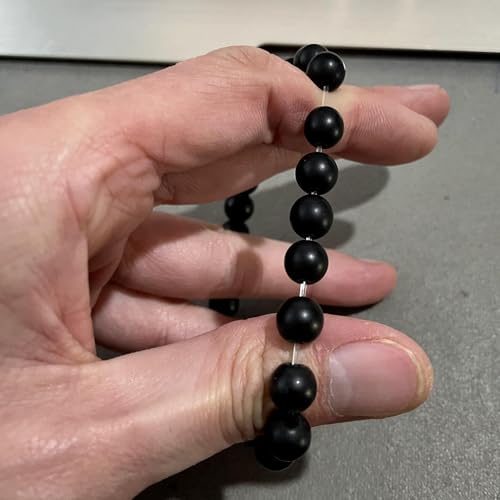 Image of Xusamss Fashion 8MM Matte Agate Beads Bracelet Cross Elastic Bracelet,7 1 /2 Wrist