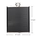 American Flag 18 oz Black Stainless Steel Whiskey Hip Flasks for Liquor with Leather Wrapped, TOX TANEAXON
