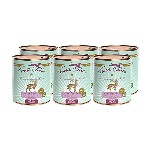 Terra Canis Wild, Kartoffel, Apfel & Preiselbeere - Getreidefreies Nassfutter, 6x800g I Premium Hundefutter in 100% Lebensmittelqualität Aller Rohstoffe I Reichhaltig, gesund & glutenfrei Cover