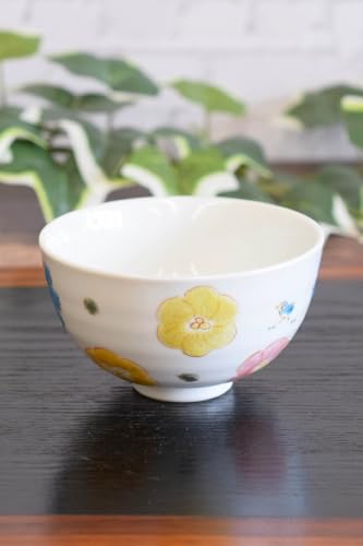 和座の蔵 おしゃれ 茶碗 食器 九谷焼 ご飯茶碗 花に小鳥 陶器 お茶碗 高級 ブランド 和食器 日本製 誕生日プレゼント 還暦祝い 古希祝い 喜寿祝い 米寿祝い ギフト