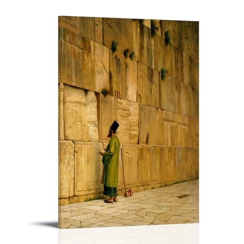 Toile murale imprimée The Wailing Wall pour salon contemporain 60 x 90 cm