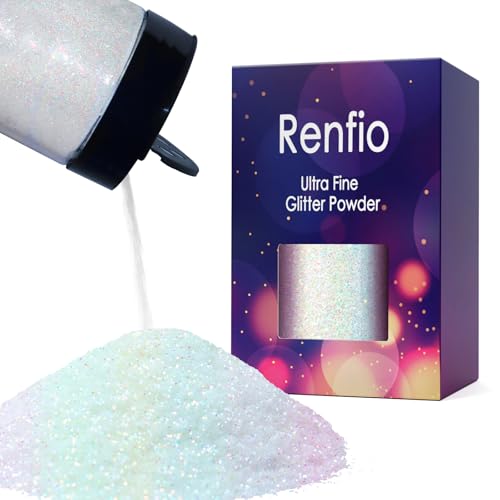 Renfio Iridescent Ultra Fine Glitter Powder,5.65 Oz 160g