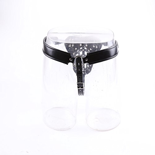 Men'sr Jockstrap PU Leathe Underwear Harness Adjustable Belt Black3