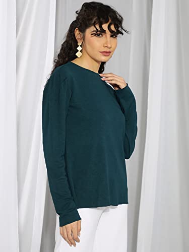 Image of KOTTY Women's Solid Regular Fit T-Shirt