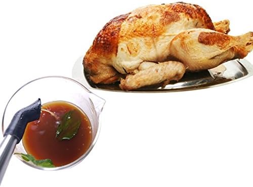 review i Kito 4-in-1 Stainless Steel Turkey Baster Set With Meat Marinade Injector Silicone Infuser & Cleaning Brush