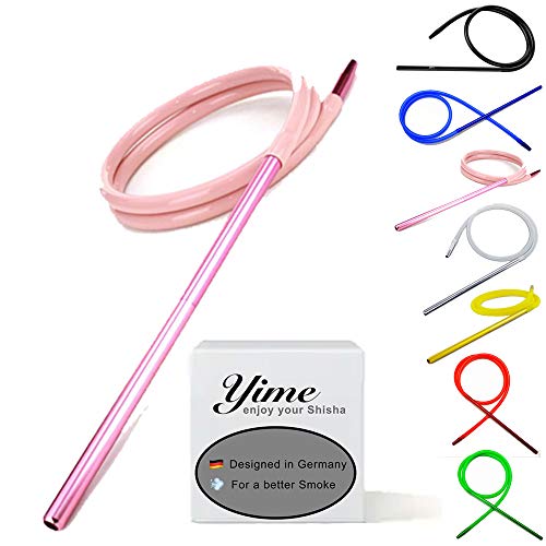 YIME Shisha Manguera silicona Set Incl. Boquillas I Juego completo I