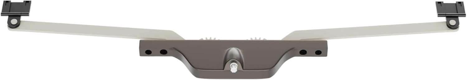 Brixwell Pivot Shoe Operator for Single Vent Awning Windows, Metal Construction with Chestnut Bronze Finish, 27-3/4" Body Length, 11" Arm Length, Face Mounted, 13" Track Length, Handle Sold Separately