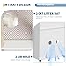 TrailBlaze Double Cat Litter Box Enclosure for 2 Cats – Hidden Dual Layer Washroom Cabinet, Sisal Marking Post, 2 Litter Mats, Dog-Proof Modern End Table