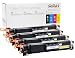 Produktbild OBV 4X kompatibler Toner als Ersatz für Canon 069 CRG-069 für Canon LBP-673Cdw LBP-674Cx LBP-674Cdw MF-752Cdw MF-753Cdw MF-756Cx mit Chip ohne Füllstandsanzeige