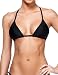 Women's New String Bra Swimsuit Top By Gary Majdell Sport Black Medium