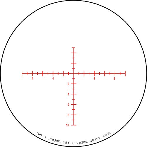 Image of Trijicon Tenmile First Focal Plane (FFP) Riflescope with Red /Green MRAD Precision Tree Reticle